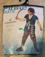 Pirate Mate Costume Boys Full Outfit NEW Retail Pkg Incharacter Size 10