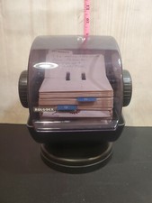 Old Office Desk top Rolodex NSW-24C made in the USA MISSING "S" TAB
