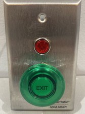Securitron PB Push Button, Momentary, Single Gang, DPST, Red/Green Lens NEW 