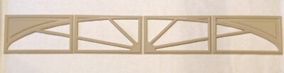 4 Amarr Sunray Replacement Inserts for Amarr Short Panel Garage Door Wicker Tan