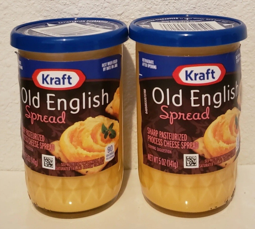 Pick 2 Kraft Cheese Spread Jars Old English or Pimento Spread eBay