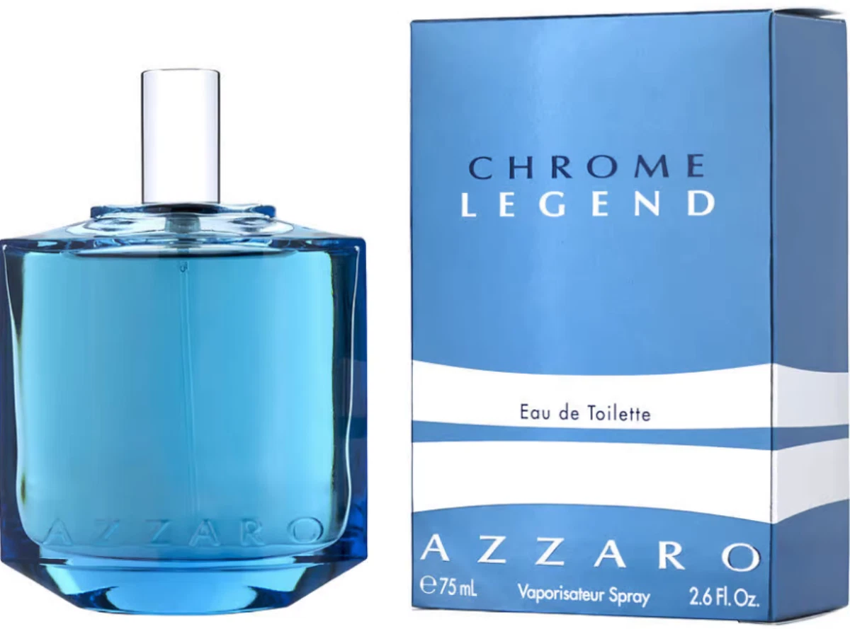 CHROME LEGEND by Azzaro cologne for Men EDT 2.6 oz 2.5 New in Box