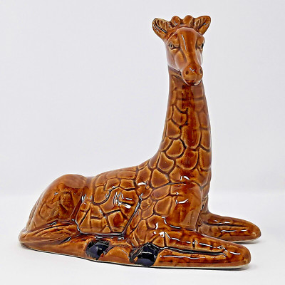 Ceramic Giraffe Figurine 4021 MCS Collectibles handcrafted Brazil 6'' tall