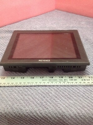 Keyence LCD Color Monitor Touch Screen CA-MP81 With Mounting Clips