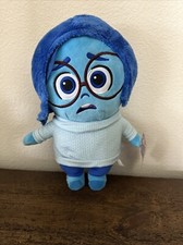 12  Sadness Disney Inside Out 2 LARGE PLUSH Blue Emotion 2024   