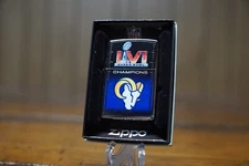 LOS ANGELES RAMS SUPER BOWL LVI 56 CHAMPIONS NFL ZIPPO LIGHTER MINT IN BOX