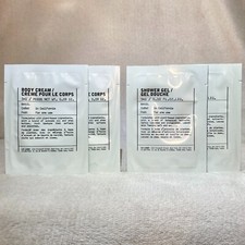 2x Le Labo Basil Shower Gel 2x Basil Body Cream Sample Packet 3ml Each
