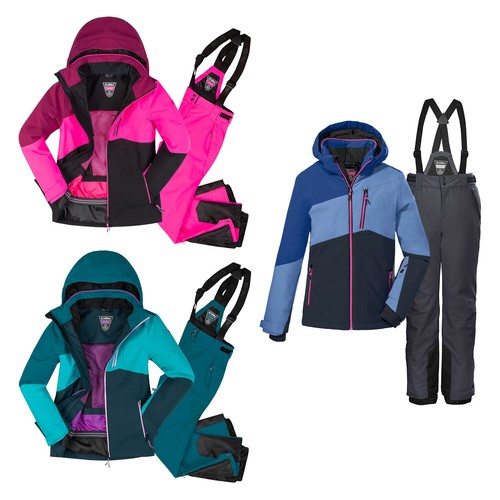 Amur Leopard Skianzug Kinder 2-tlg. - Jacke Mit Kapuze + Skihose, Winddicht