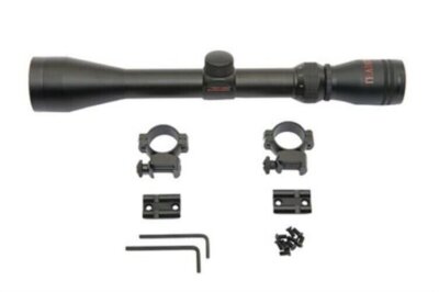 Traditions Performance Firearms 3-9x40 Matte Scope, Medium Rings and Two-Piece B