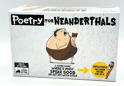 Poetry for Neanderthals Family Card Game   Exploding Kittens   New Sealed Box