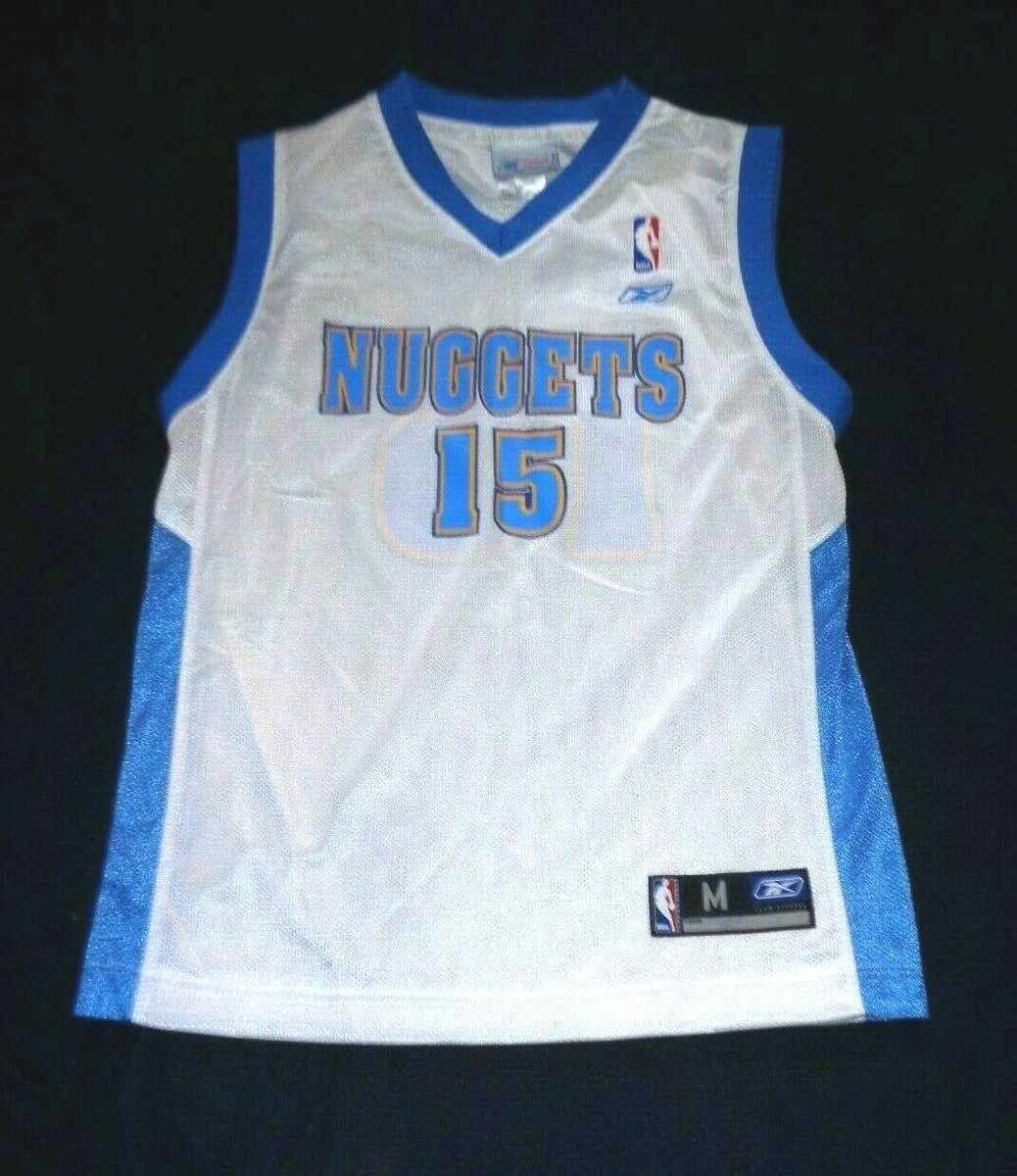 Denver Nuggets Reebok Carmelo Anthony #15 NBA Jersey Youth Medium