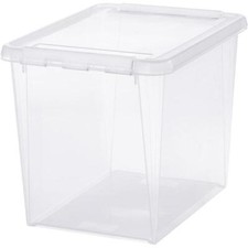 6x ORTHEX SmartStore Home 16 Box - 25 Litri - 40x30x32cm - Trasparente