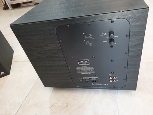 Jamo E8SUB Subwoofer - 250 W, it turns on, but no sound coming out, need repair - Picture 9 of 11