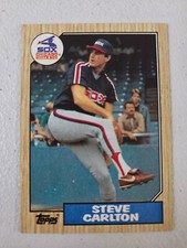 1987 Topps Steve Carlton #718 Chicago White Sox + 2 Free Mystery Cards