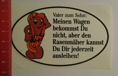 Aufkleber/Sticker: BiFi Vater zum Sohn meinen Wagen bekommst du (040816173)
