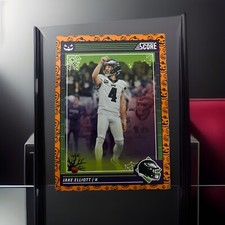 2024 Score Football Halloween Pumpkin Card #231 Jake Elliott Philadelphia Eagles