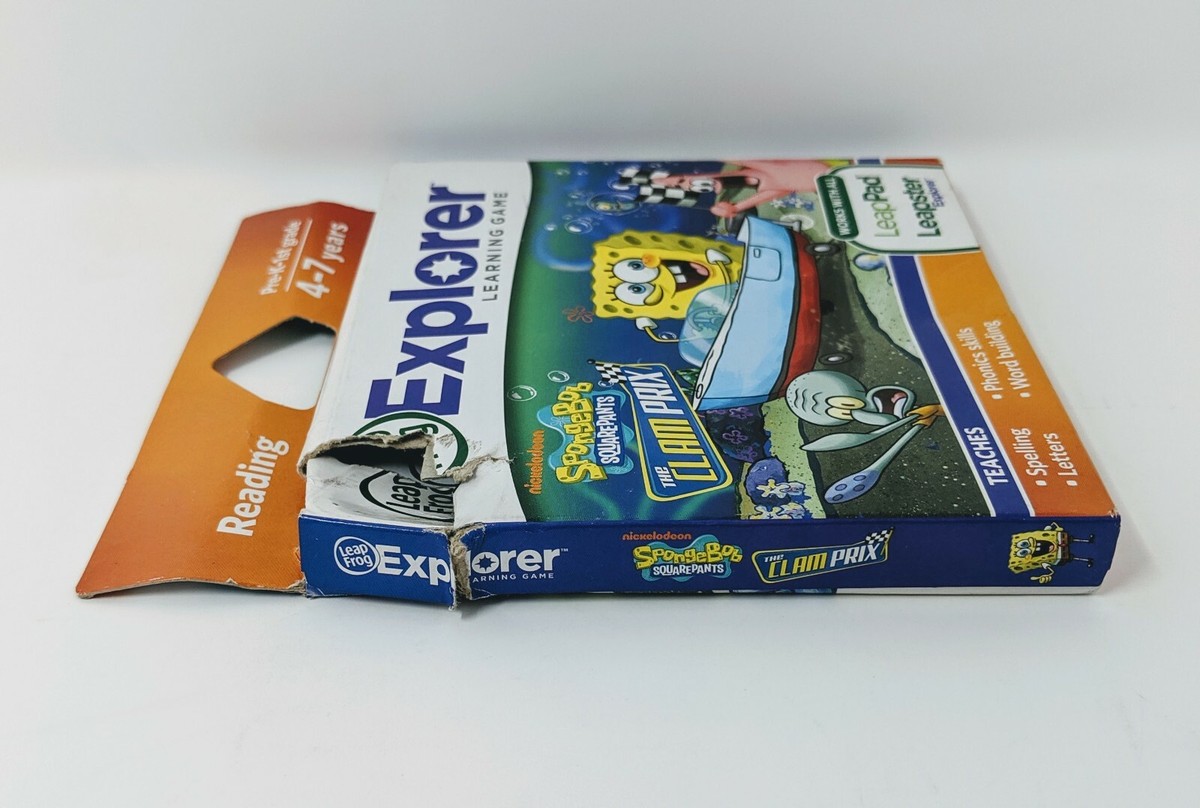Leap Frog Explorer Game SpongeBob Squarepants The Clam Prix
