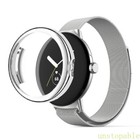 For Google Pixel Watch 1 2 US Magnetic Loop Milanese Band Metal Strap +TPU Case