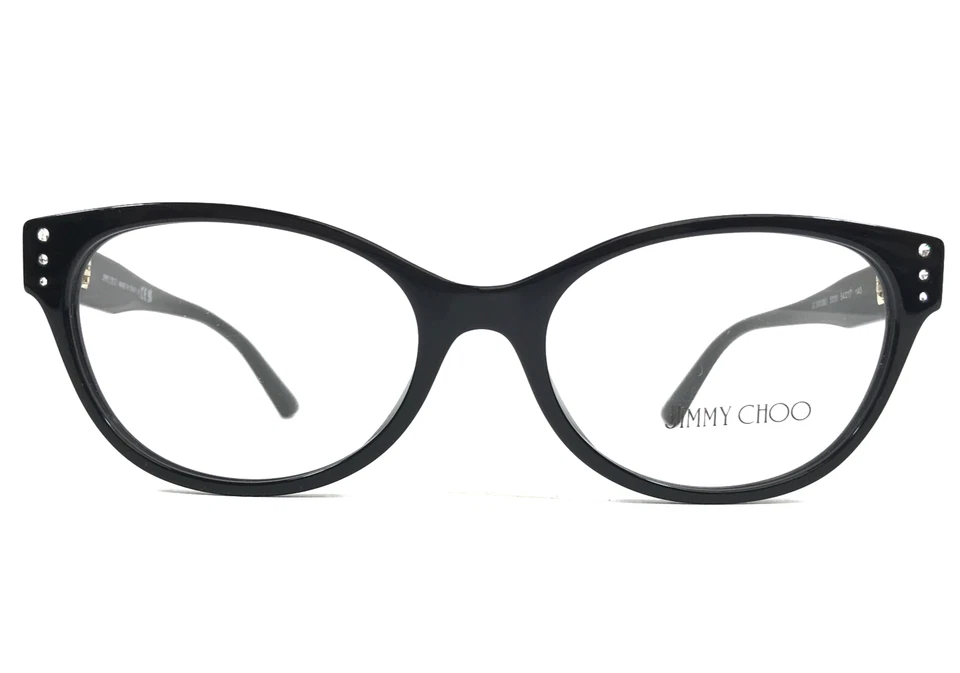 Оправа для очков Jimmy Choo JC3003BU 5000 блестящий черный кошачий глаз полный ободок 54-17-140 - Изображение 2 из 4