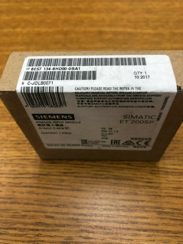 Siemens 6ES7 134-6HD00-0BA1 Simatic ET200SP Analog Input Module *NEW SEALED* - Picture 2 of 2