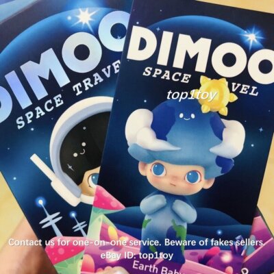 POP MART x DIMOO WORLD Space Travel Earth Baby Mini Figure | eBay