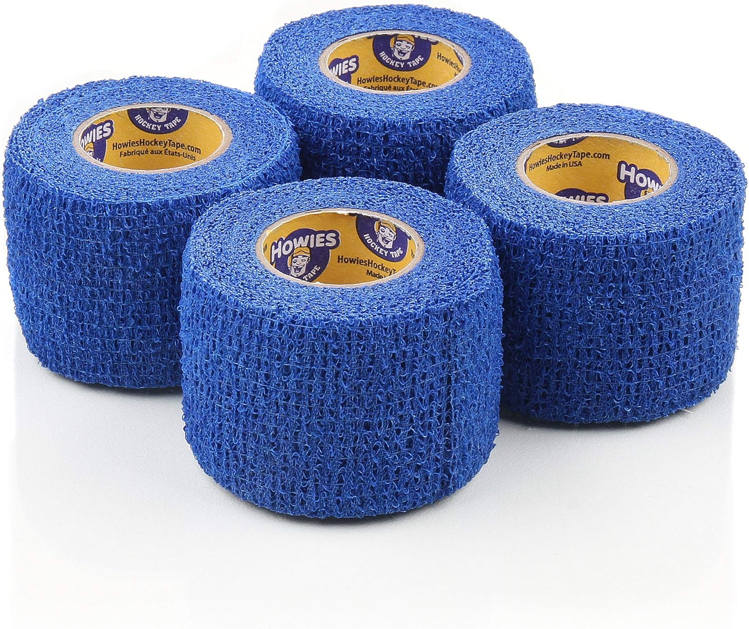 Hockey Tape - Pro and Stretch Grip Hockey Tape (4 Pack) Coband Cohesive Wrap…