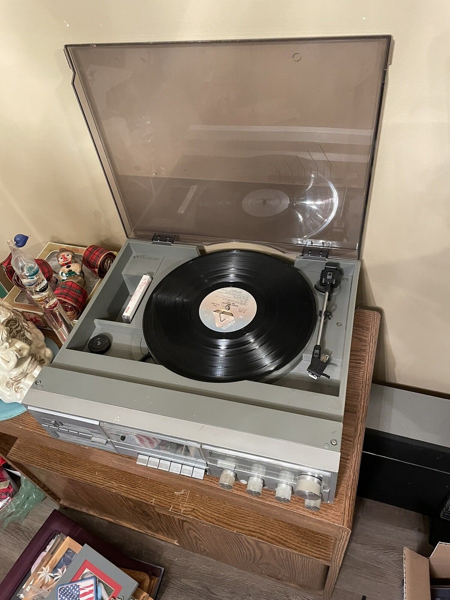 JC Penney Vintage AM/FM 683-1795 Cassette 8-Track Turntable