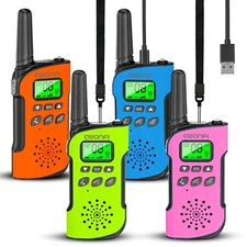 Walkie Talkie, AWANFI Walkie Talkies for Adults Kids, Rechargeable Two-Way Radio