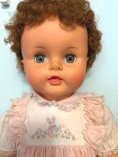 Ideal Doll Suzy Playpal 28" OB 28-5 Blue Eye Brunette Patty Play Pal Family