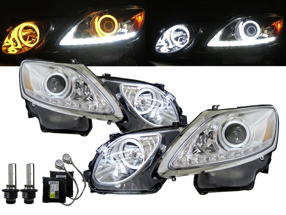 GS350 GS450h GS300 S190 06-11 Cotton Halo HID D4S Headlight CH for
