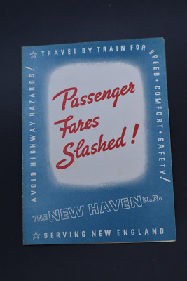 Passagiertarife gekürzt...Serving New England Prospekt - New Haven RR