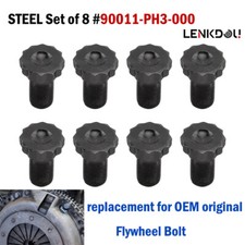 Set 8 New Flywheel Bolts For Honda B16 B18c1 B18 B20b Gsr Ls Civic Acura Integra