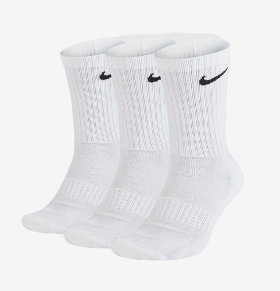 everyday 3 pack cotton cushioned crew socks mens