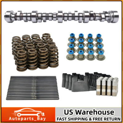 Sloppy Stage 3 Camshaft Kit Springs Seals Pushrod 4.8 5.3 5.7 6.0 6.2 LS LS1