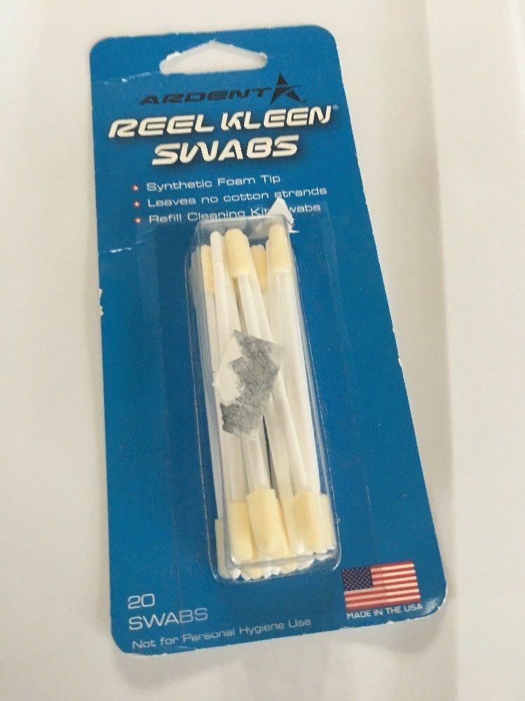 Ardent Fishing Reel Kleen Swabs With Synthetic Foam Cleaning