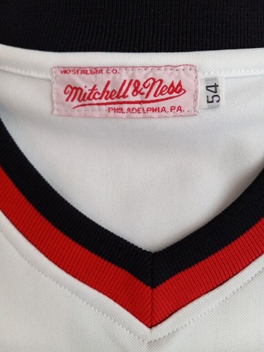 Mitchell & Ness 1985 FISK #72 Chicago White Sox Baseball Jersey White Size 54 - Picture 6 of 10