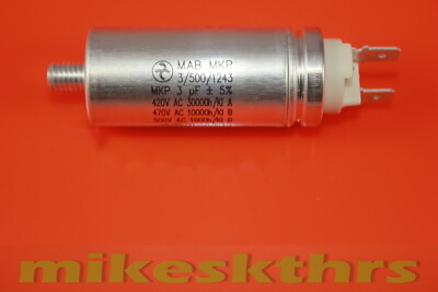 3H-ABS Anlaufkondensator Motorkondensator 3uF 3µF 420V Betriebskondensator Hydra
