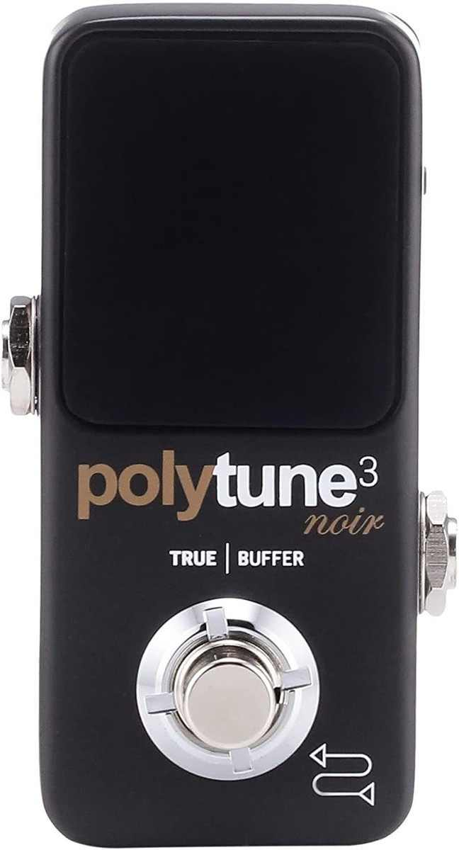 ギター polytune 3 noir tuner tc electronic TC Electronic PolyTune 3 Polyphonic Mini Pedal Tuner Noir