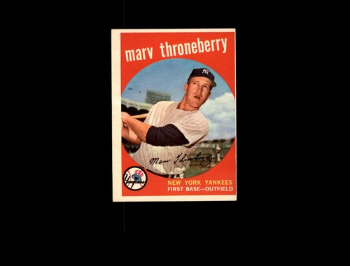 1959 Topps 326 Marv Throneberry VG-EX #D609459 - 第 1/2 張圖片
