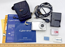Sony Cyber-shot DSC-W200 12.1MP Digital Camera - Silver for sale