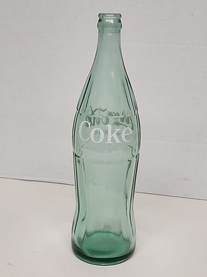 Vintage Coke A Cola Bottle Green 10 Oz Bottle Glass Bottle 