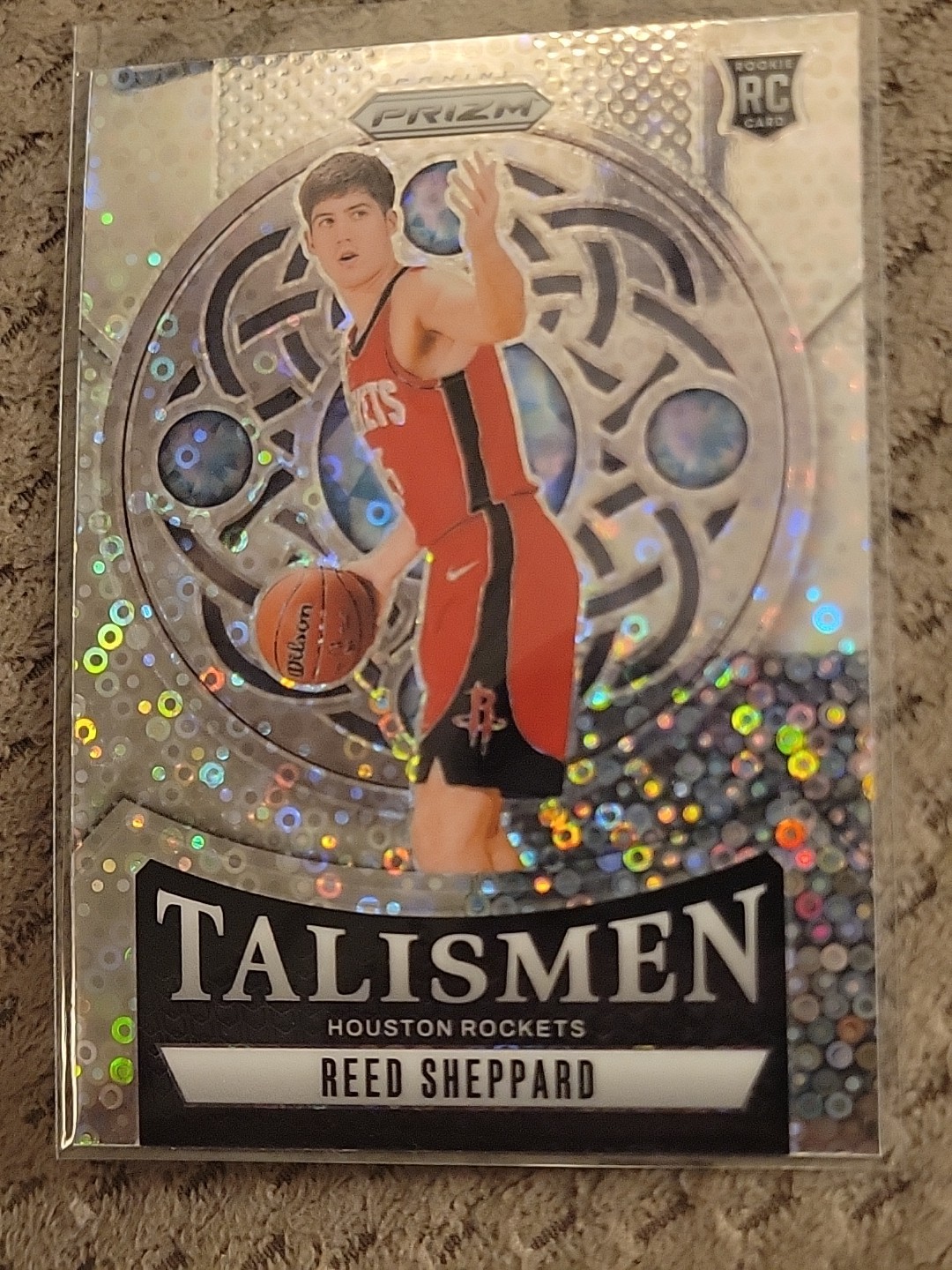 2024-25 Panini Prizm Reed Sheppard Talismen Fast Break Rookie Silver (RC) #2