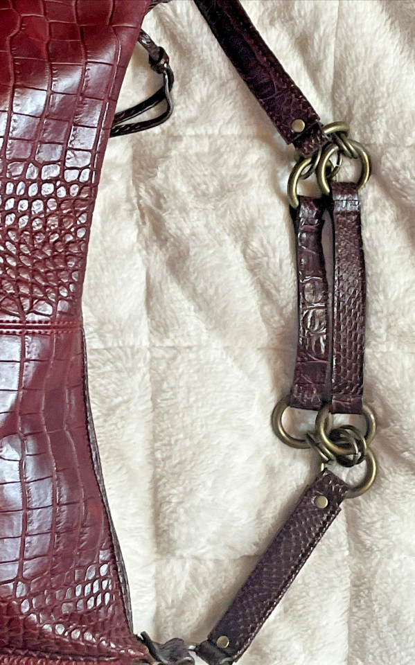 Cartera Bolso de Hombro Borgoña Rojo Rampage Foto 3 de 4