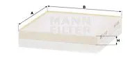 MANN-FILTER CU 18 002 Filtro abitacolo Filtro particellare - Immagine 2