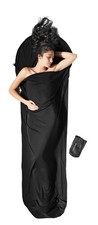 Cocoon Merino Wool Mummy Sleeping Bag Liner - Black
