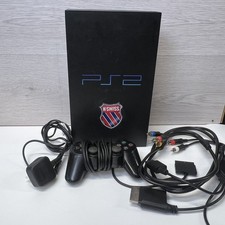Sony PlayStation 2 PS2 Fat SCPH-30003 R PAL Black Bundle Tested Working