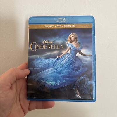 Disney's Cinderella Live Action Version Blu-Ray DVD 2015