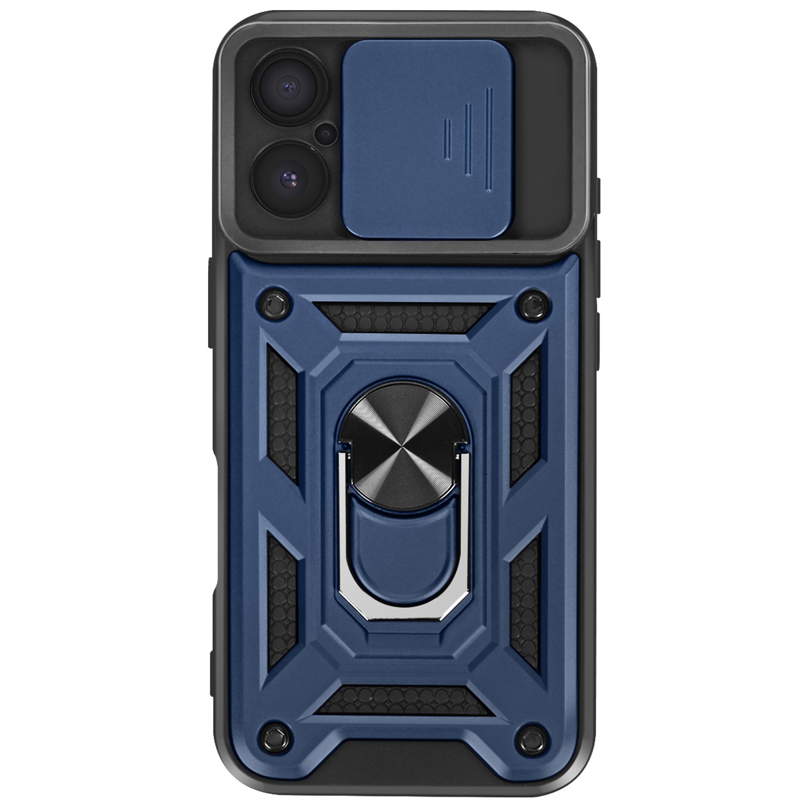Coque iPhone 17 Mayaxess anti rayure caméra coulissante et anneau anti chute