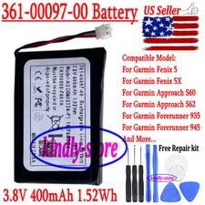 400mAh Battery For Garmin Fenix 5 / 5X & Forerunner 935 / 945   NO.:361-00097-00