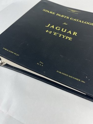 Jaguar XKE E-Type S1 4.2L Spare Parts Catalogue J37 November 1965